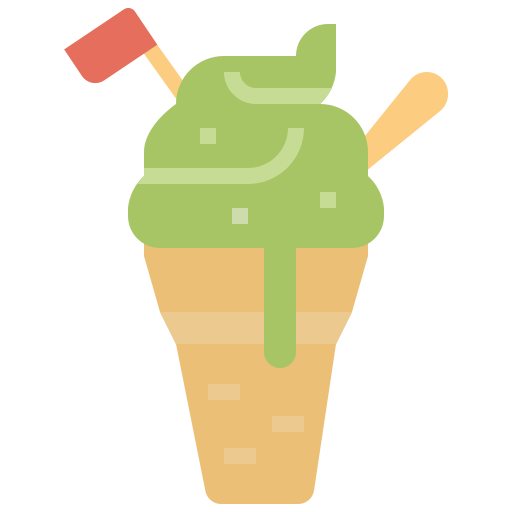 Ice cream Linector Flat icon