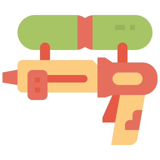 Water gun Linector Flat icon