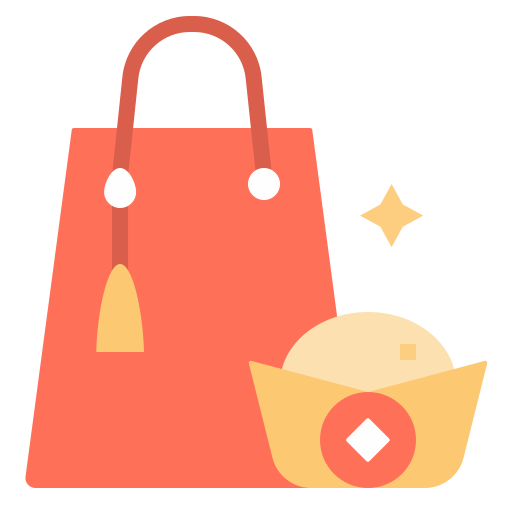 Shopping bag Linector Flat icon