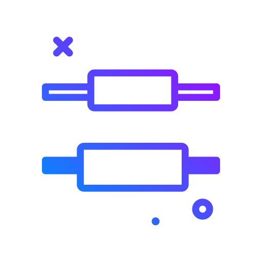 alignement Generic Gradient Icône