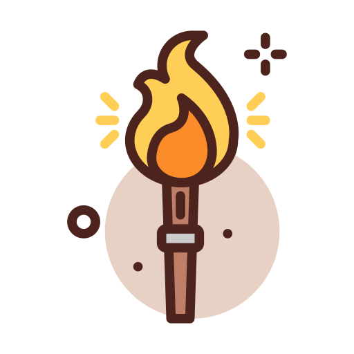 Torch Darius Dan Lineal Color icon