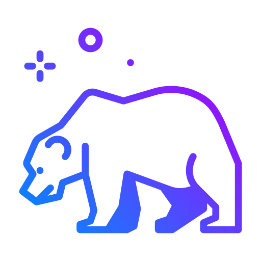 Bear Generic Gradient icon