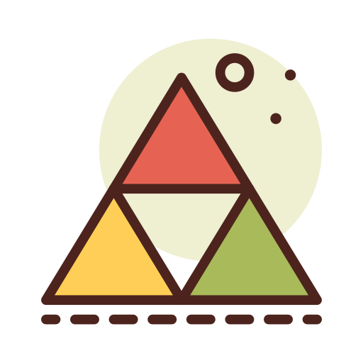 triangoli Darius Dan Lineal Color icona