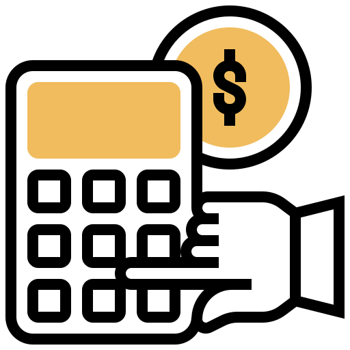 financieel Meticulous Yellow shadow icoon