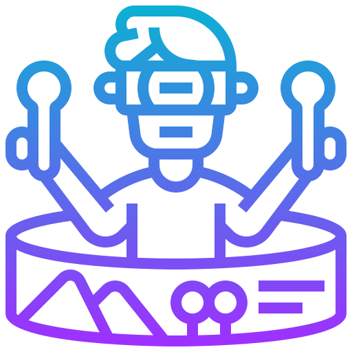 Виртуальная реальность Meticulous Gradient иконка