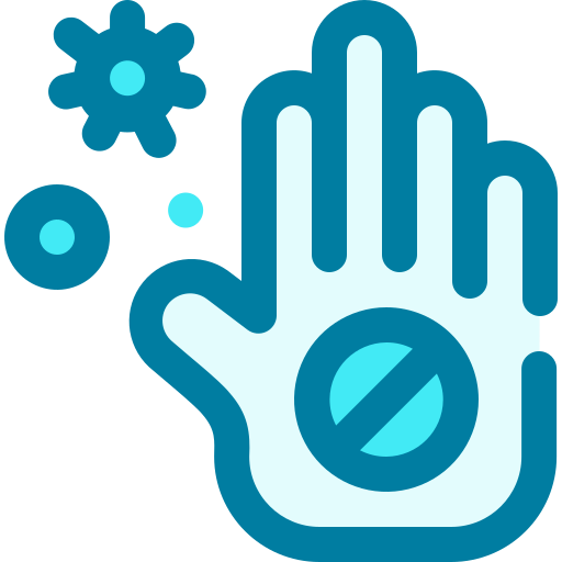 Hand Generic Blue icon