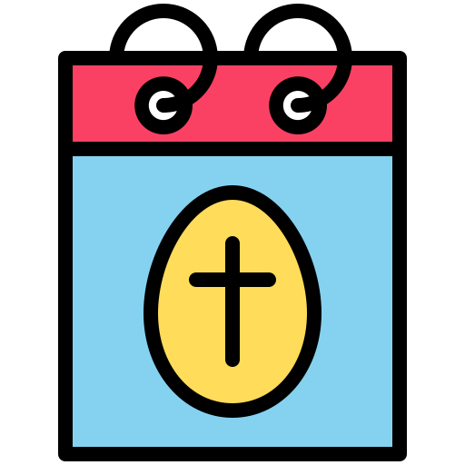 pasqua Generic Outline Color icona