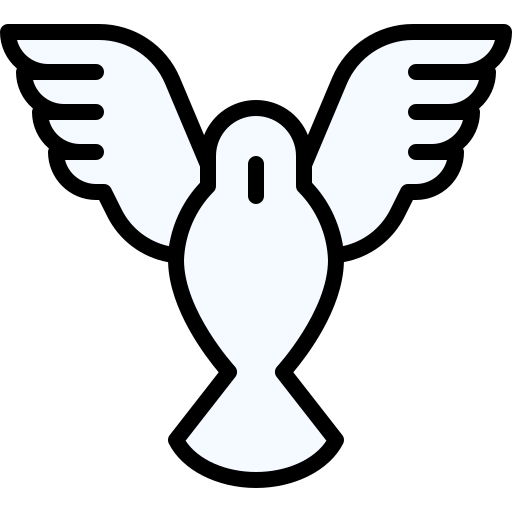 paloma Generic Outline Color icono