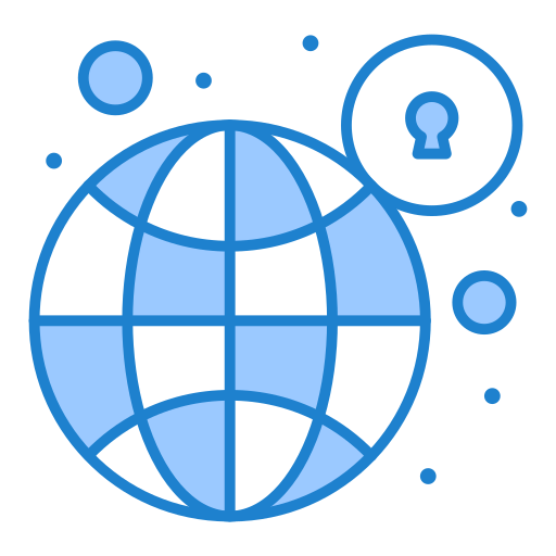 Глобальное соединение Generic Blue иконка