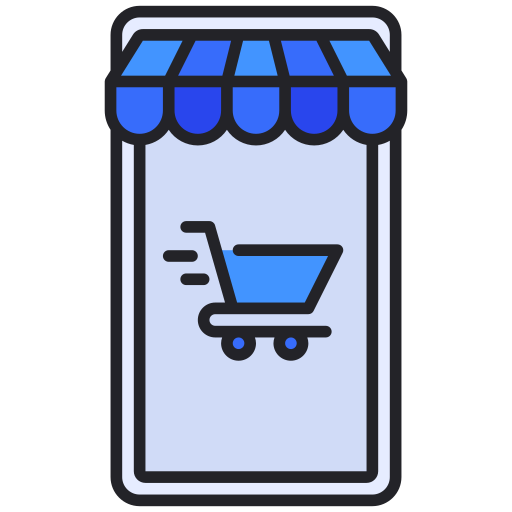Shopping online Generic Outline Color icon
