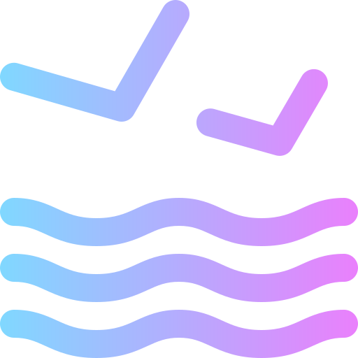 Sea Super Basic Rounded Gradient icon