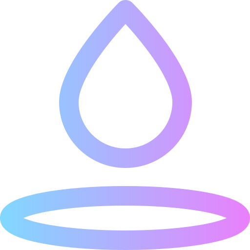 Water Super Basic Rounded Gradient icon