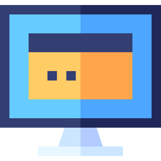 Online payment Basic Straight Flat icon