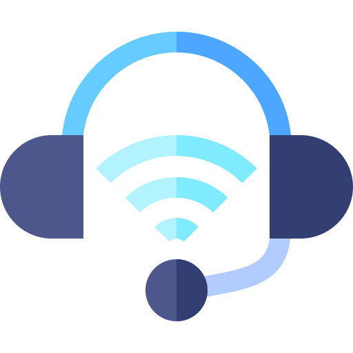 callcenter Basic Straight Flat icoon