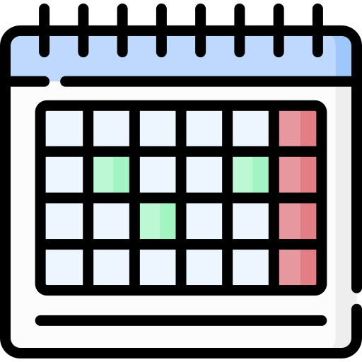 Календарь Special Lineal color иконка