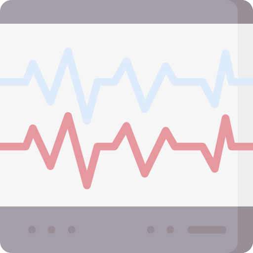 Electrocardiogram Special Flat icon
