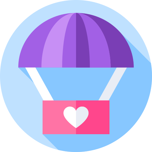 Воздушный шар Flat Circular Flat иконка