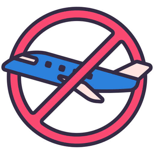 No flight Victoruler Linear Colour icon