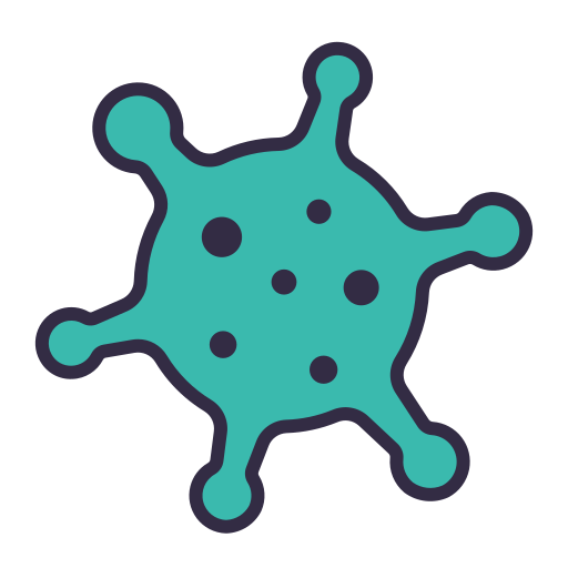 coronavirus Victoruler Linear Colour icoon