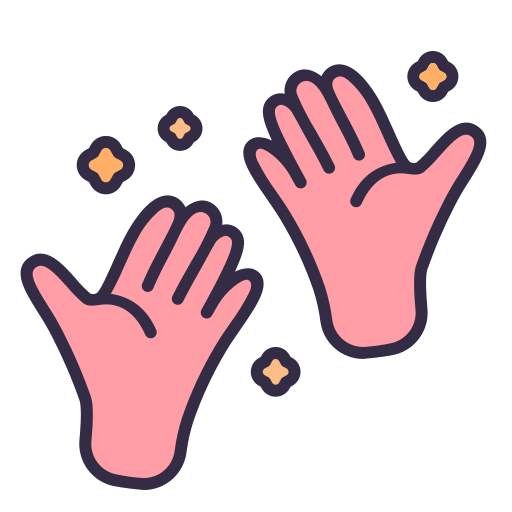 dwie ręce Victoruler Linear Colour ikona