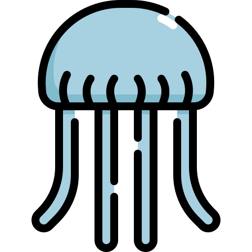 Jellyfish Generic Outline Color icon