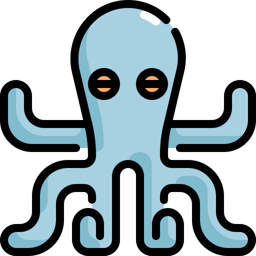 octopus Generic Outline Color icoon