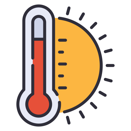 termometr Generic Outline Color ikona