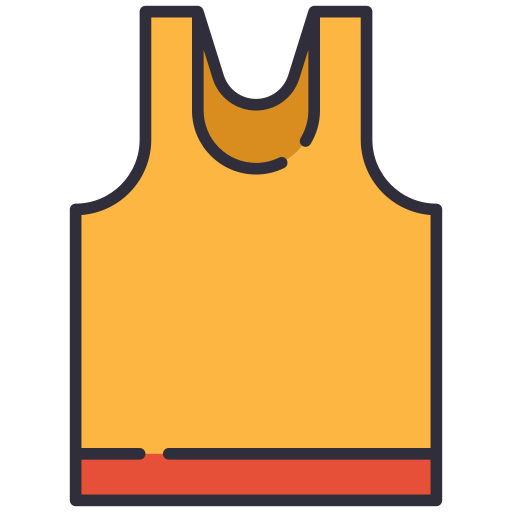 탱크 탑 Generic Outline Color icon