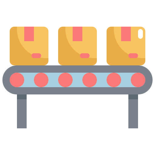 Assembly line Generic Flat icon