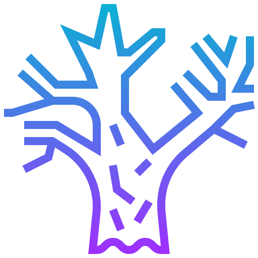 죽은 나무 Meticulous Gradient icon