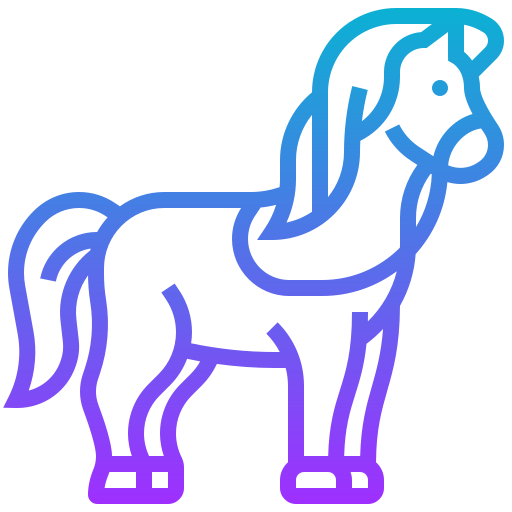 Horse Meticulous Gradient icon