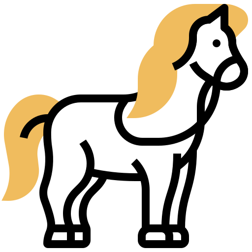 pferd Meticulous Yellow shadow icon