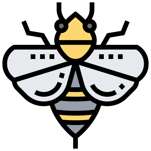 Пчела Meticulous Lineal Color иконка