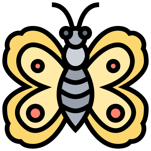 Butterfly Meticulous Lineal Color icon
