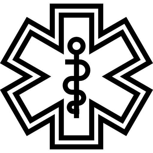 병원 Maxim Flat Lineal icon