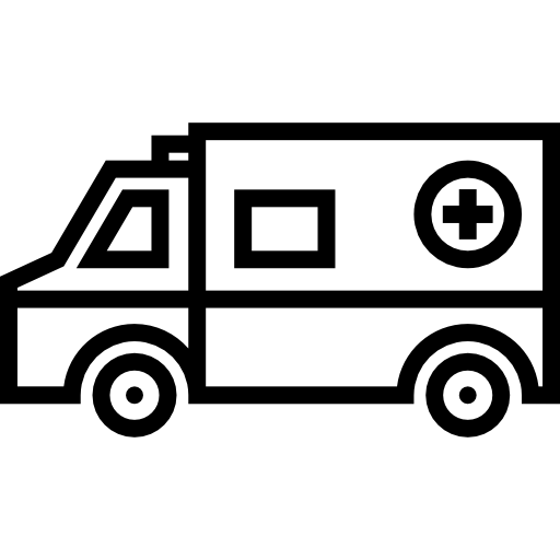 ambulanza Maxim Flat Lineal icona