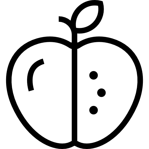 Apple Maxim Flat Lineal icon