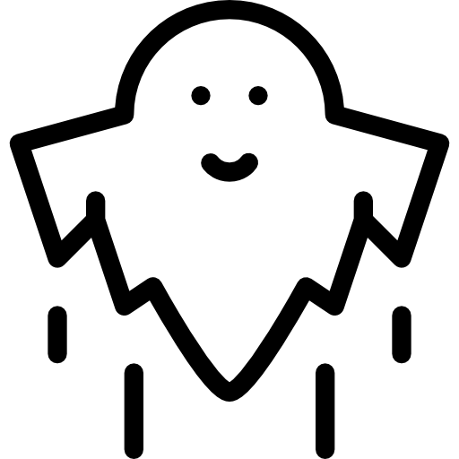 Ghost Coloring Lineal icon