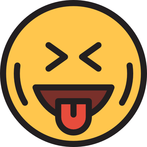 Laughing Detailed Rounded Lineal color icon