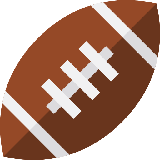 football americano Basic Straight Flat icona