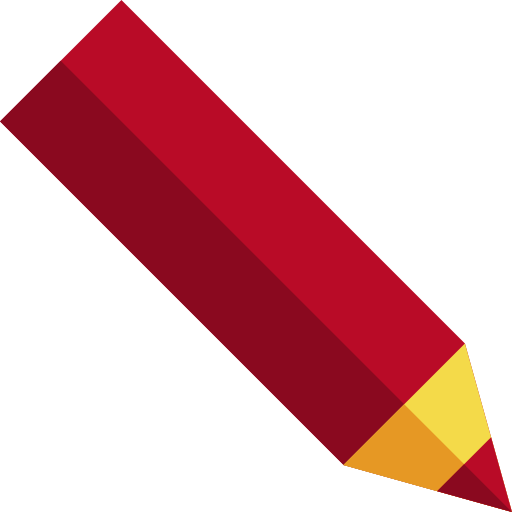 Pencil Basic Straight Flat icon