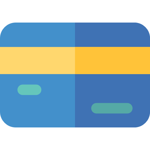クレジットカード Basic Rounded Flat icon