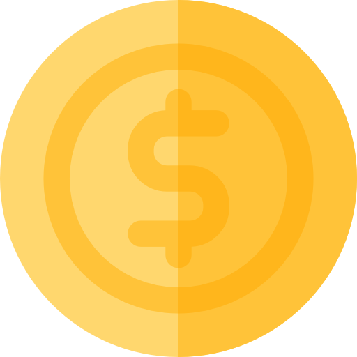 moneta Basic Rounded Flat ikona