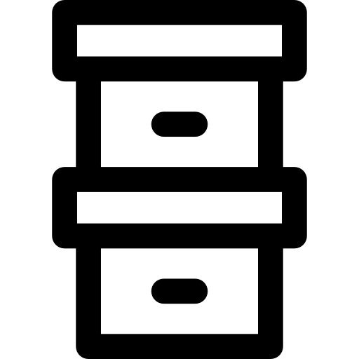 Archive Basic Rounded Lineal icon