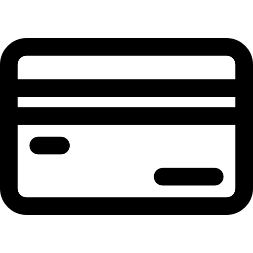 kreditkarte Basic Rounded Lineal icon