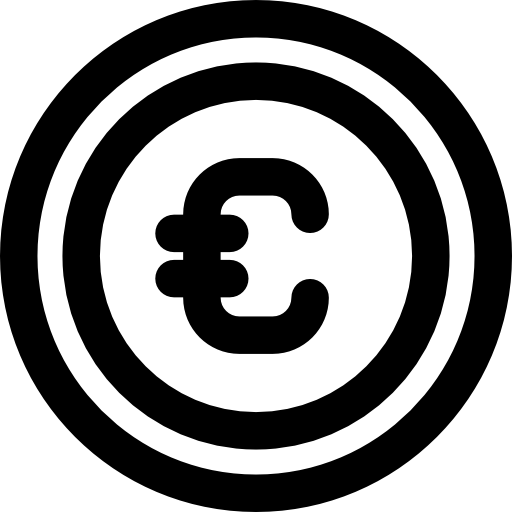 euro Basic Rounded Lineal icono