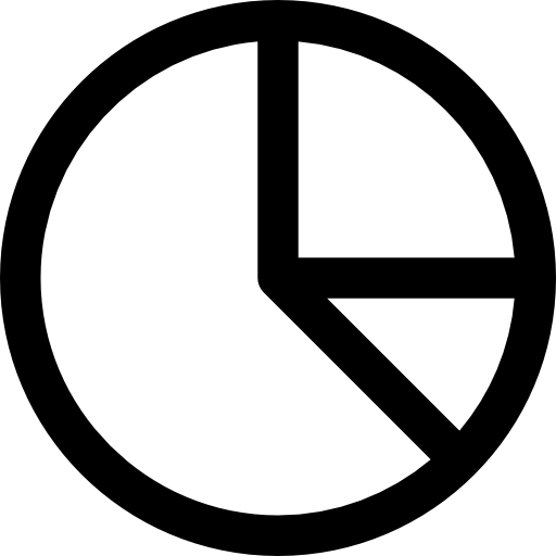kuchendiagramm Basic Rounded Lineal icon