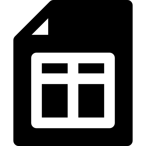 Document Basic Rounded Filled icon