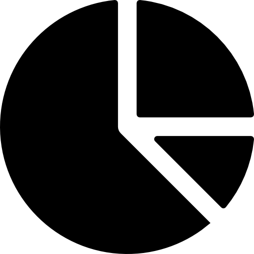 kuchendiagramm Basic Rounded Filled icon