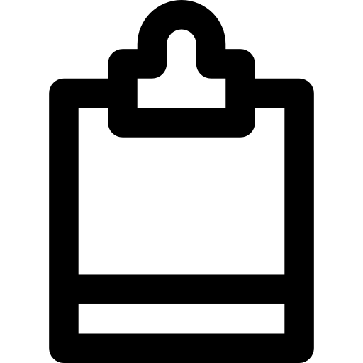 bloc notes Basic Rounded Lineal icona